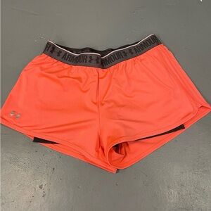 Under Armour Women's Orange Shorts